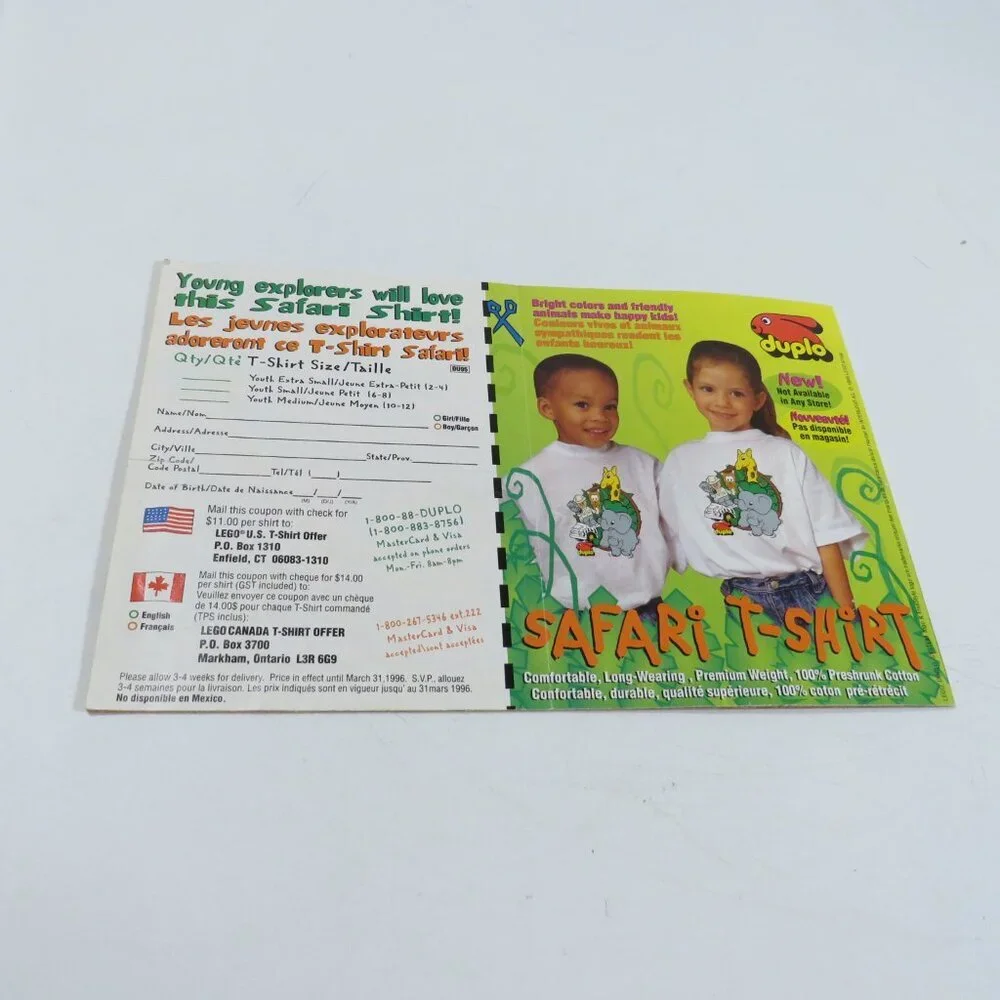 LEGO duplo CATALOG 1995